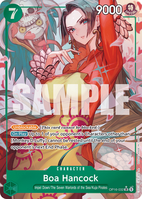Boa Hancock (Alternate Art) (OP16-032) card