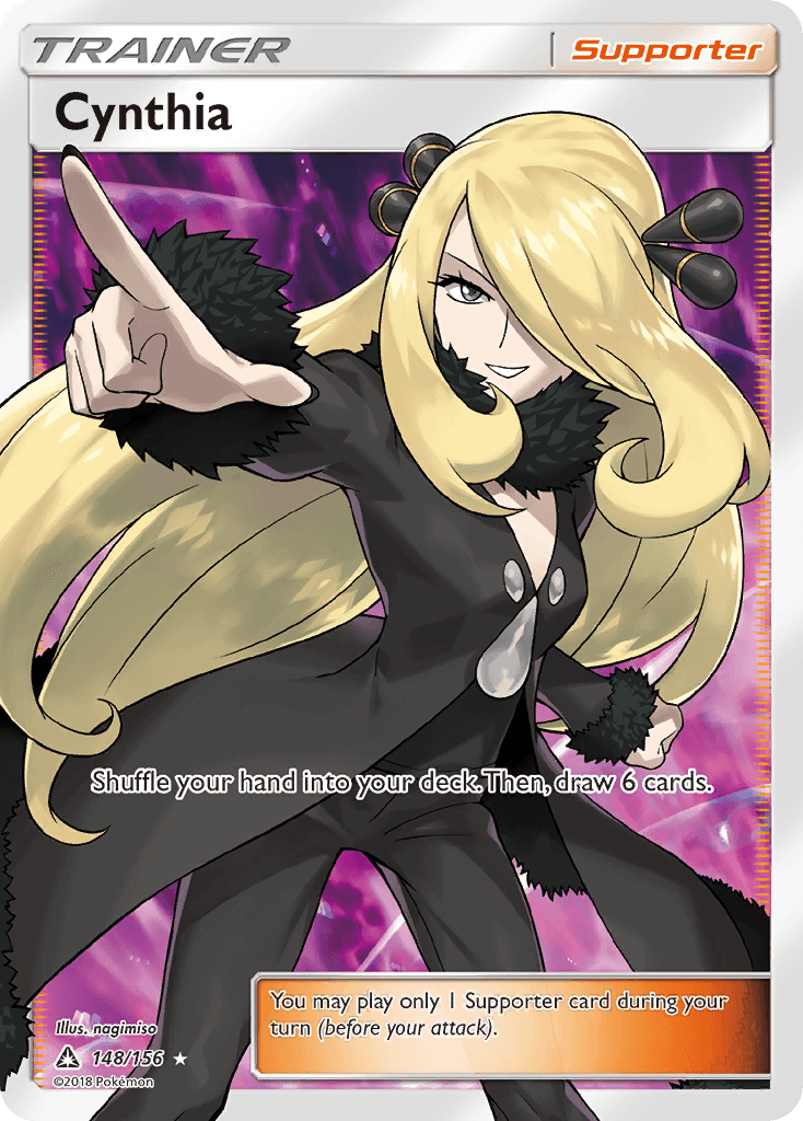Cynthia (Full Art) (SM05 148/156) card