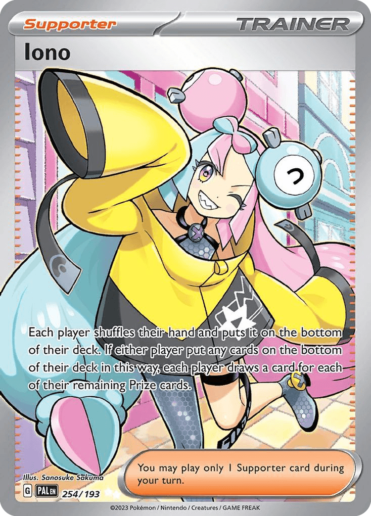 Iono (Full Art) (SV02 254/193) card