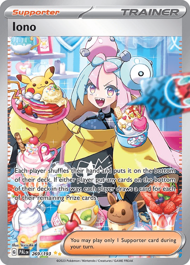 Iono (Special Art Rare) (SV02 269/193) card