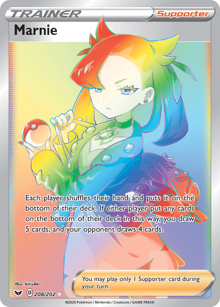 Marnie (Secret Rare) (SSH 208/202) card