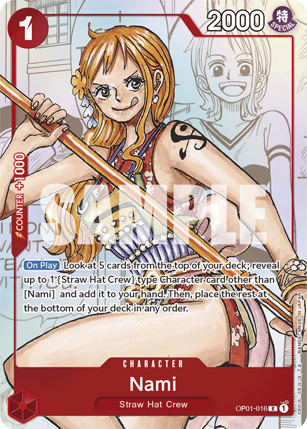 Nami (Special Art) (OP01-016) card