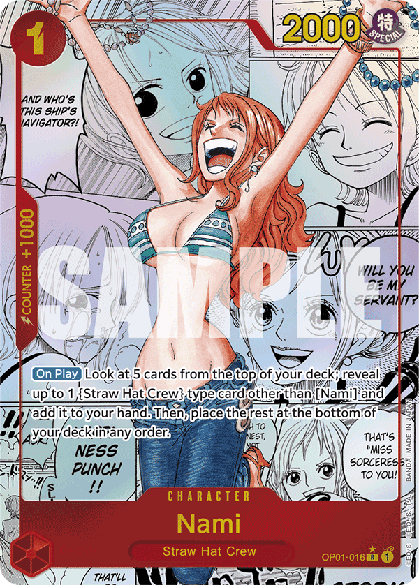 Nami (Manga Rare) (OP01-016) card