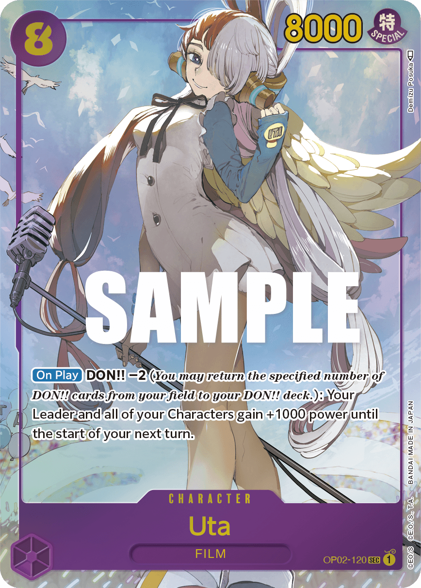 Uta (Alternate Art) (OP02-120) card
